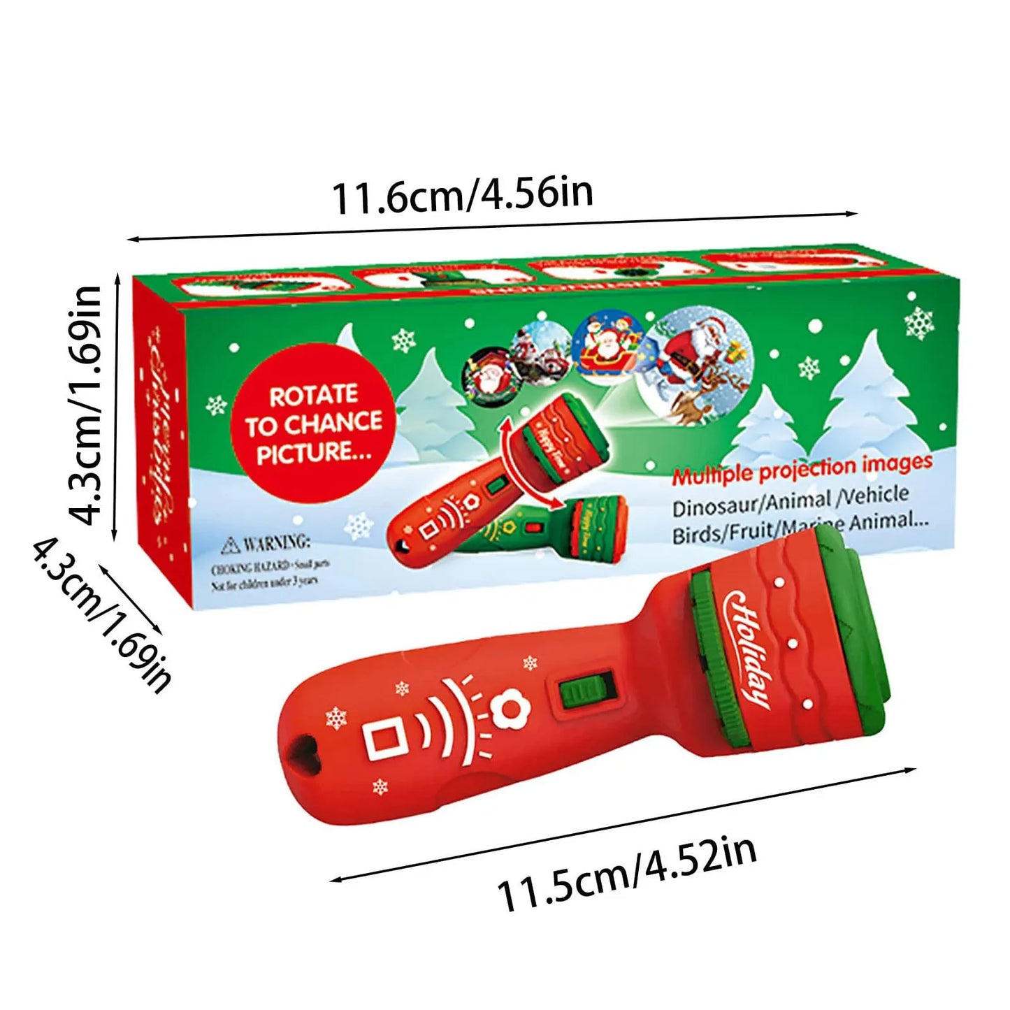 Flashlight Projector Lifelike 24 Kinds Of Design Education